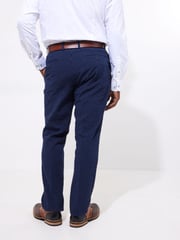 Joe Browns Blue Pinstripe Seersucker Suit Trousers - Image 4 of 5