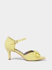 Joe Browns Yellow Buckle Detail Open Toe Heels - Image 3 of 6