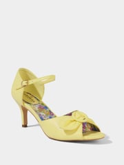 Joe Browns Yellow Buckle Detail Open Toe Heels - Image 4 of 6
