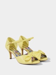 Joe Browns Yellow Buckle Detail Open Toe Heels - Image 5 of 6
