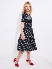 Joe Browns Black Polka Knee Jersey - Image 3 of 7