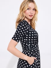 Joe Browns Black Polka Knee Jersey - Image 5 of 7