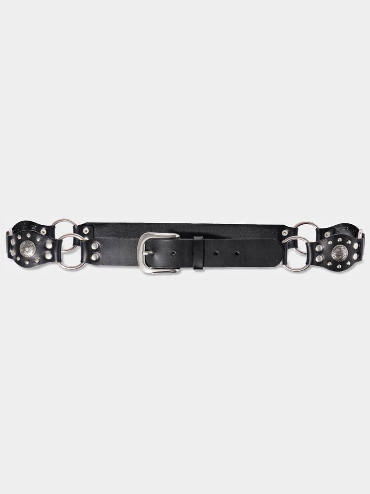 Joe Browns Brown Studded Leather Belt - Image 1 of 2