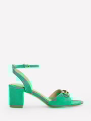 Boden Green Snaffle Block Heeled Sandals - Image 1 of 4