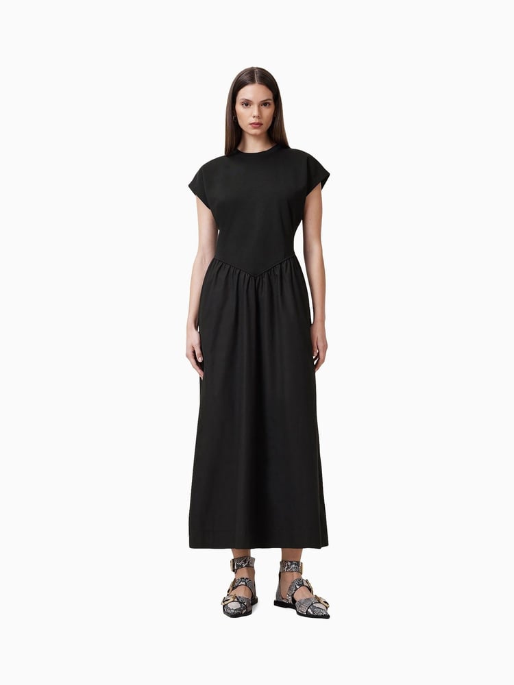 AllSaints Black Frankie Dress - Image 1 of 6