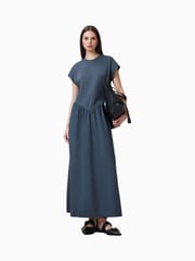 AllSaints Blue Frankie Dress - Image 1 of 7