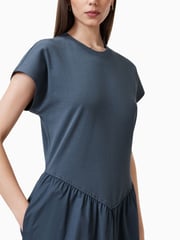 AllSaints Blue Frankie Dress - Image 2 of 7