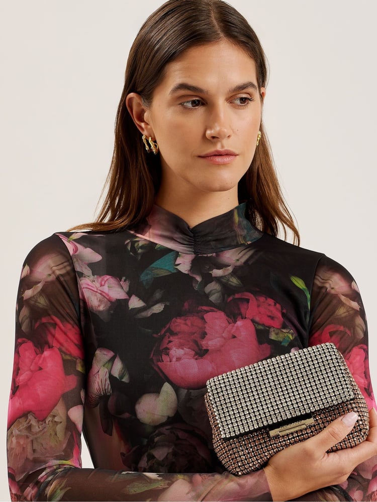 Ted Baker Metallic Gliters-Crystal Mini Cross-Body Bag - Image 5 of 5
