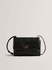 Ted Baker Black Marrisa Padded Leather Cross-Body Bag - Image 1 of 4