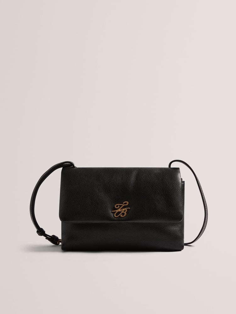 Ted Baker Black Marrisa Padded Leather Cross-Body Bag - Image 1 of 4