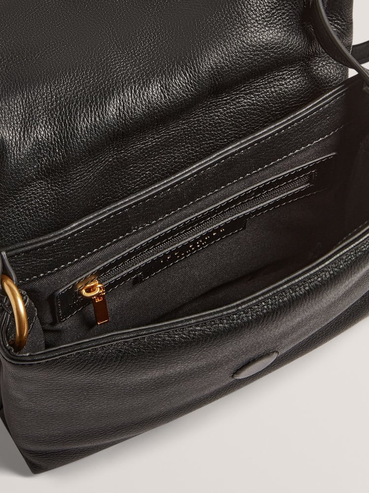Ted Baker Black Marrisa Padded Leather Cross-Body Bag - Image 4 of 4