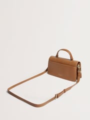 Ted Baker Brown Rosly-Bar Detail Elongated Top Handle Bag - Image 3 of 4