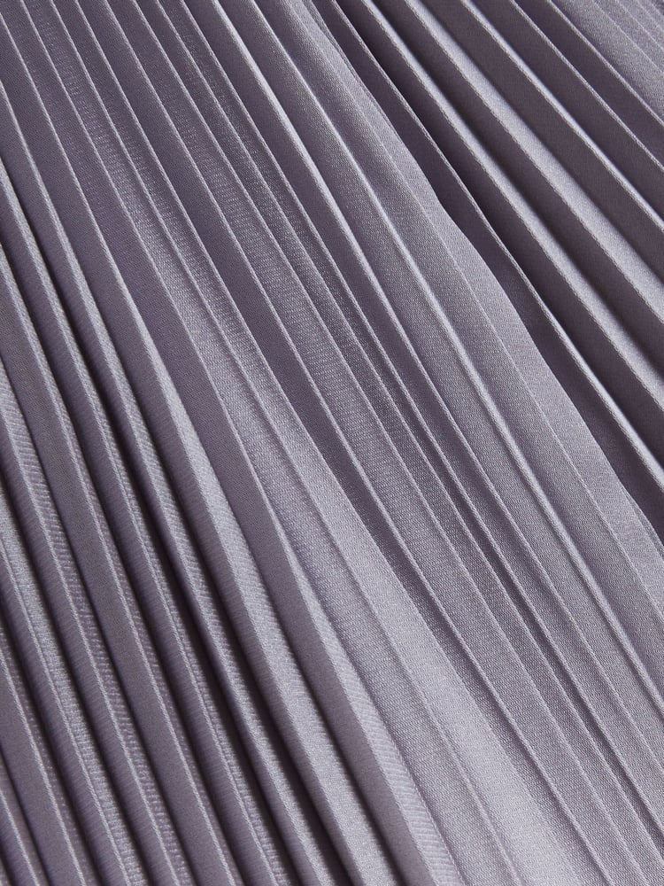 Ted Baker Purple Mamiia Super Pleated Sleeveless Top - Image 6 of 6