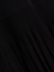Ted Baker Black Suannaa Dropped Waist Knit Bodice Woven Skirt Dress - Image 5 of 5