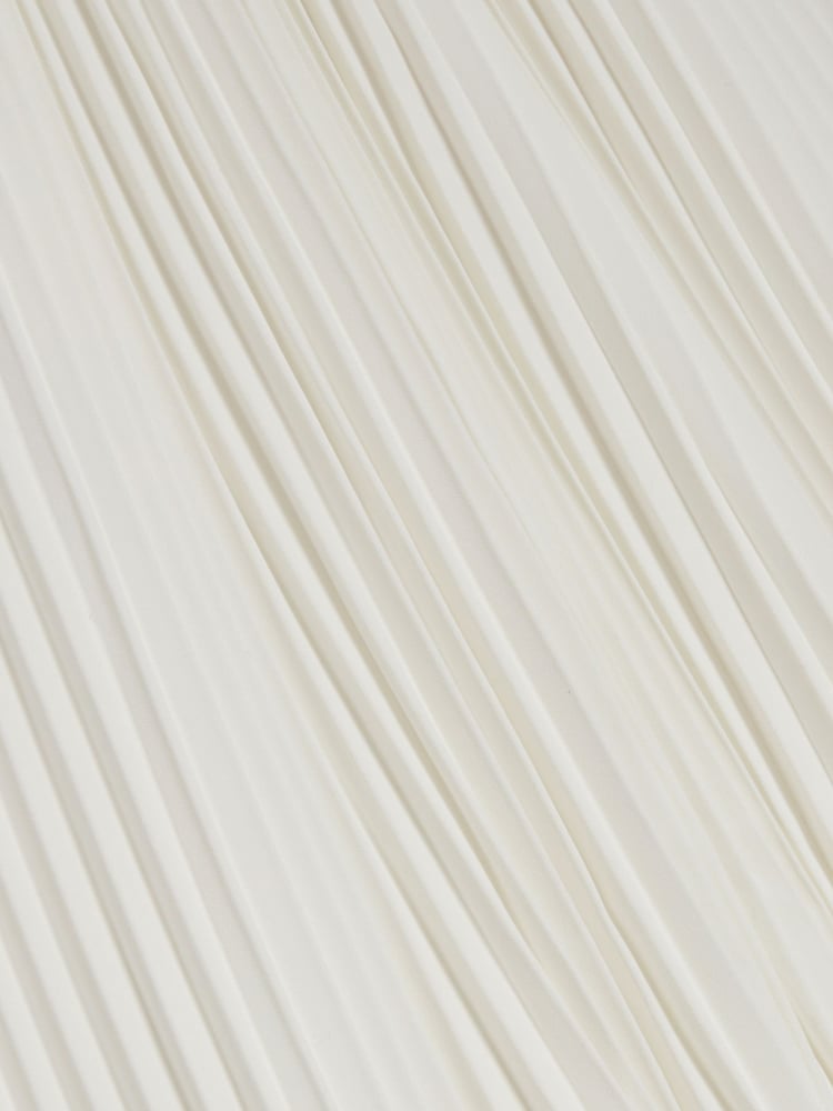 Ted Baker White Mamiia Super Pleated Sleeveless Top - Image 6 of 6