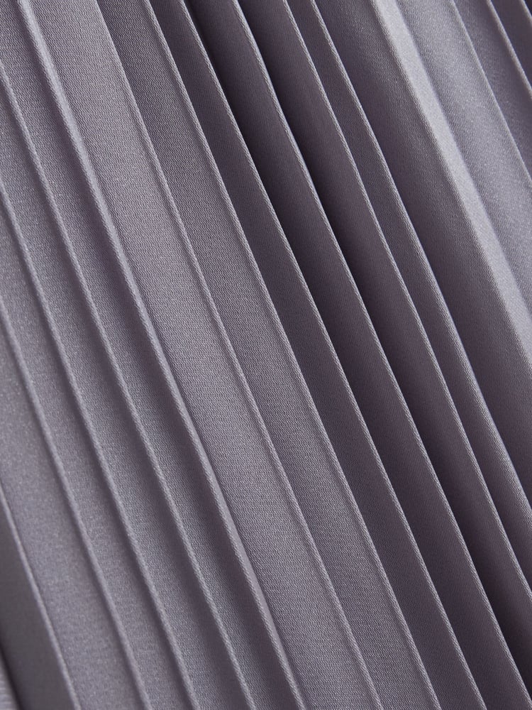 Ted Baker Purple Akala Pleated V-Neck Maxi Dress - Image 5 of 5