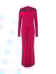 Daska Pink Chara Maxi Dress With Long Sleeves And Ruched Detail - Image 4 of 4