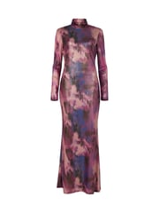 Daska Purple Araa Maxi Dress With Long Sleeves - Image 4 of 4