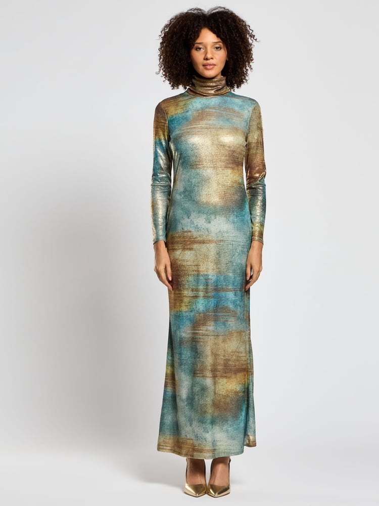 Daska Gold Araa Maxi Dress With Long Sleeves - Image 1 of 4