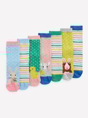 Boden Green Socks 7 Pack - Image 1 of 2