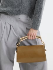 River Island Natural Metal Handle Cylinder Bag - Image 5 of 5