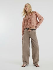 River Island Pink Lace Ruffle Top - Image 2 of 5