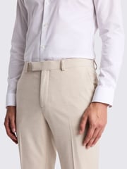 MOSS Natural Slim Fit Trousers - Image 3 of 3