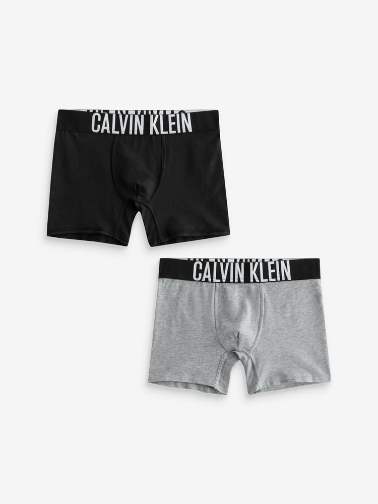Calvin Klein Black Intense Power Boxer Briefs 2 Pack - Image 1 of 3