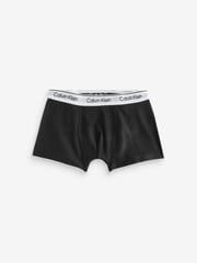 Calvin Klein Black/chrome Trunks 3 Pack - Image 2 of 4