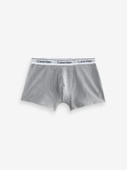 Calvin Klein Black/chrome Trunks 3 Pack - Image 3 of 4