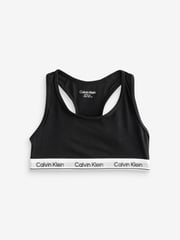Calvin Klein Black Modern Cotton Bralette 3 pack - Image 3 of 4