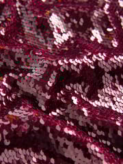 Burgundy Red Sequin T-Shirt - Image 7 of 7