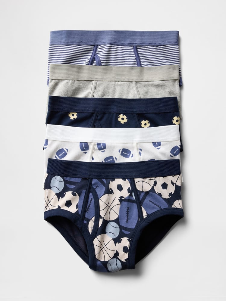 Gap Multi Blue Briefs 5-Pack - Image 1 of 1