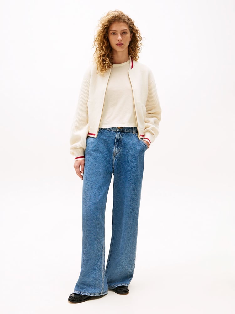 Tommy Hilfiger x Sofia Richie Grainge Knit Bomber Jacket. - Bild 2 von 4