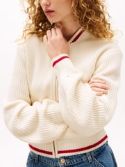 Tommy Hilfiger x Sofia Richie Grainge Knit Bomber Jacket. - Bild 4 von 4