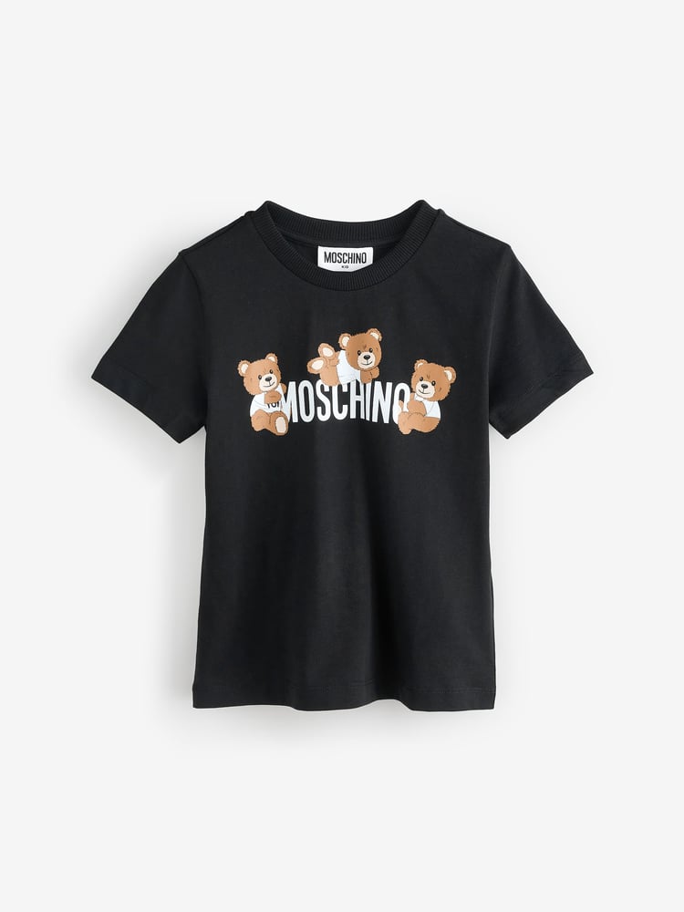 Moschino White Long Sleeve T-Shirts 2 Pack Giftset With Giftbox - Image 2 of 6