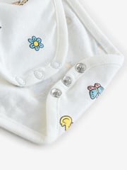 Moschino Natural Baby Logo Bodysuits 2 Pack With Giftbox - Image 6 of 6