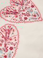 Monsoon Pink Heart Embroidered Disco Dress - Image 4 of 4