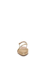 Naturalizer Regular Fit Gold Hawaii Slingback Shoes - Image 4 of 7