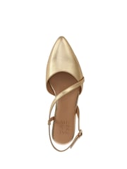 Naturalizer Regular Fit Gold Hawaii Slingback Shoes - Image 6 of 7
