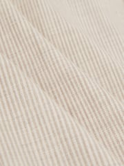 Reiss Oatmeal/White Kai Slim Fit Single Breasted Pinstripe Suit Blazer - Image 8 of 9