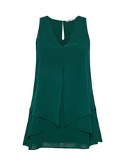 Yours Curve Green London Layered Top - Image 6 of 6