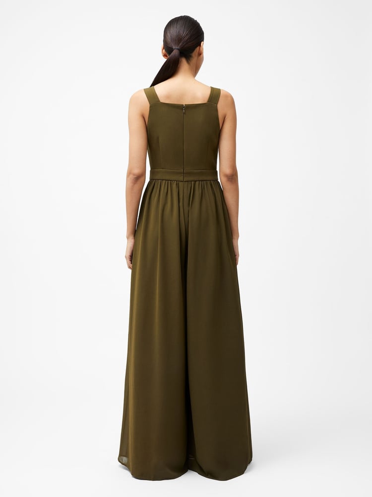 French Connection Green Azra Eden Mix Jumpsuit - Image 2 of 4