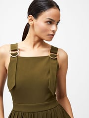 French Connection Green Azra Eden Mix Jumpsuit - Image 3 of 4