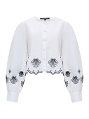 French Connection White Cambria 100% Cotton Long Sleeves Shirt - Image 5 of 5