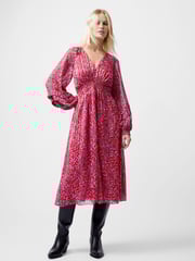 French Connection Red Calista Midi Dress - Image 1 of 4