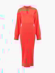 French Connection Red Mozza Collared Midi Dress - Image 4 of 4