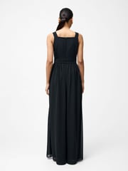 French Connection Black Azra Eden Mix Jumpsuit - Image 2 of 4