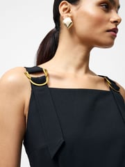 French Connection Black Azra Eden Mix Jumpsuit - Image 3 of 4