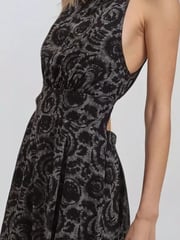 Religion Brown Gigi Maxi Dress With Open Back In Dark Tie Dye Print - Image 6 of 6